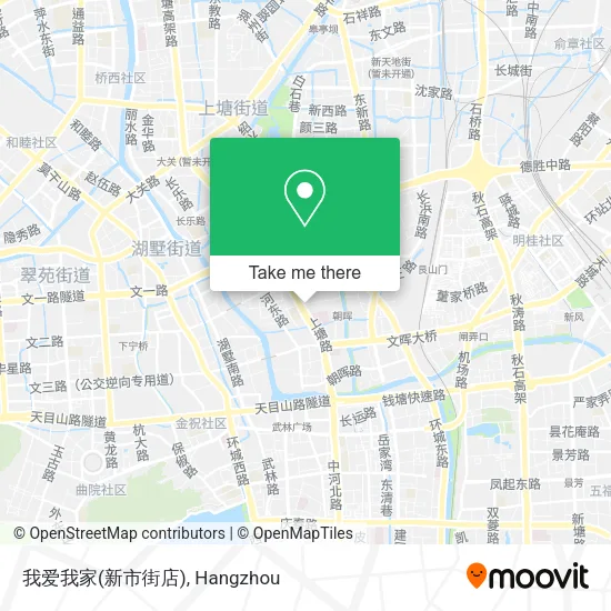 我爱我家(新市街店) map
