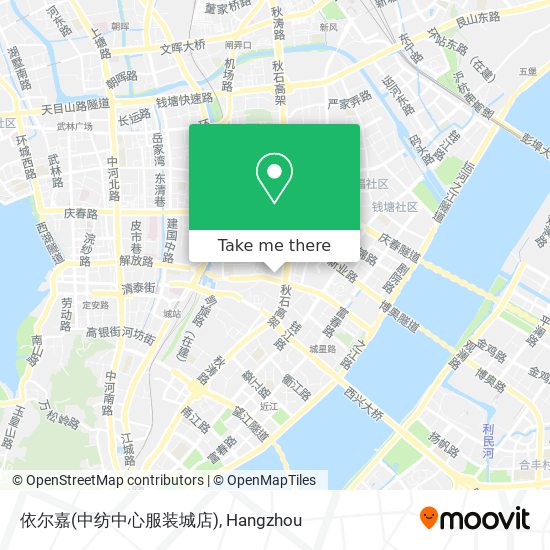 依尔嘉(中纺中心服装城店) map