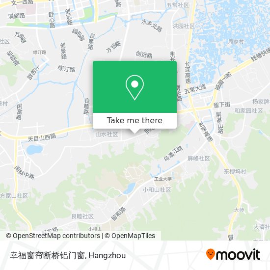 幸福窗帘断桥铝门窗 map