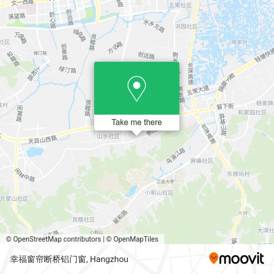 幸福窗帘断桥铝门窗 map