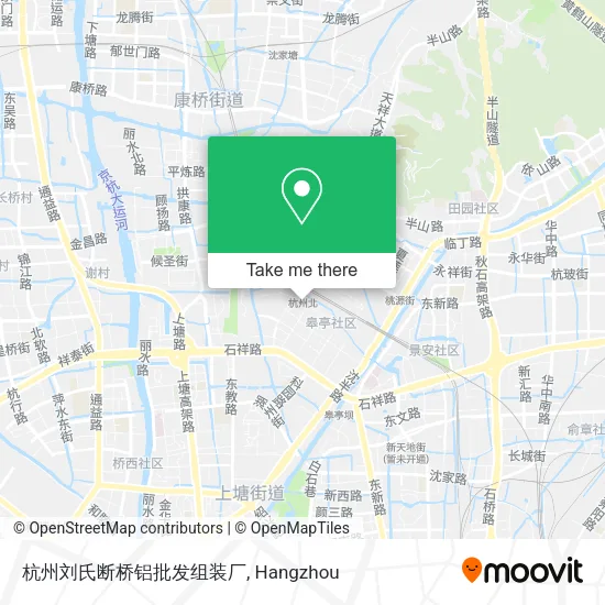 杭州刘氏断桥铝批发组装厂 map