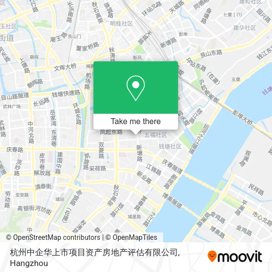 杭州中企华上市项目资产房地产评估有限公司 map