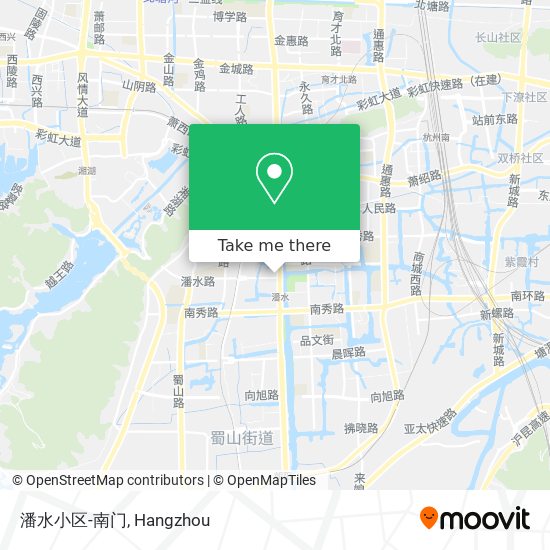 潘水小区-南门 map