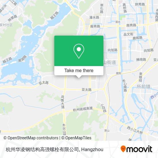 杭州华凌钢结构高强螺栓有限公司 map
