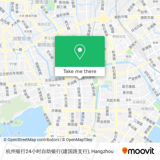 杭州银行24小时自助银行(建国路支行) map