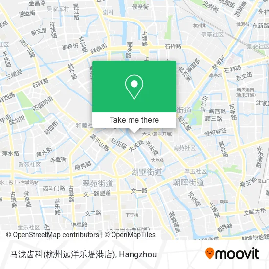 马泷齿科(杭州远洋乐堤港店) map