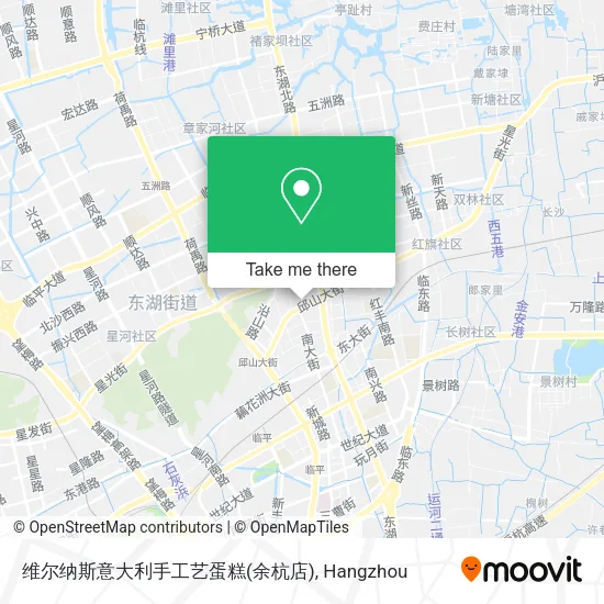 维尔纳斯意大利手工艺蛋糕(余杭店) map