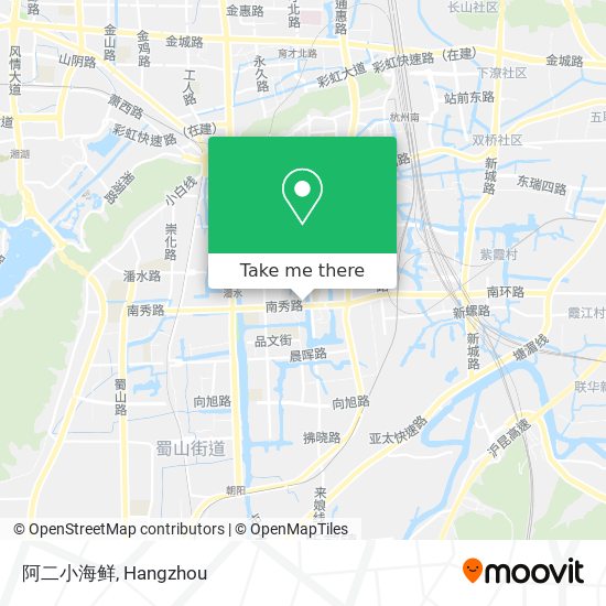 阿二小海鲜 map