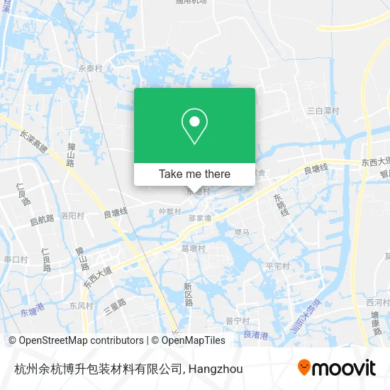 杭州余杭博升包装材料有限公司 map