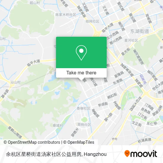 余杭区星桥街道汤家社区公益用房 map
