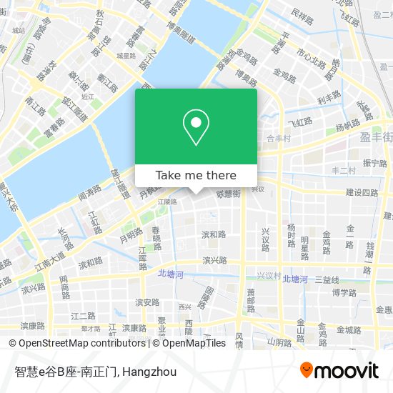 智慧e谷B座-南正门 map