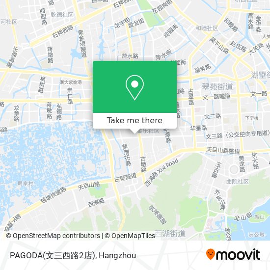 PAGODA(文三西路2店) map