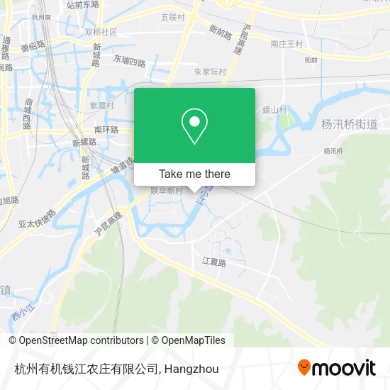 杭州有机钱江农庄有限公司 map