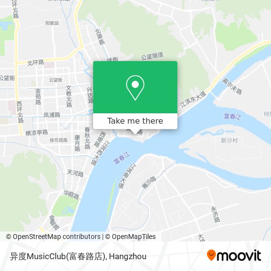 异度MusicClub(富春路店) map