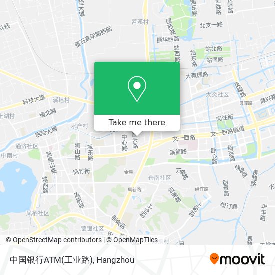 中国银行ATM(工业路) map