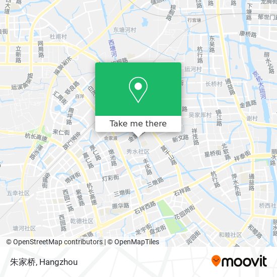 朱家桥 map