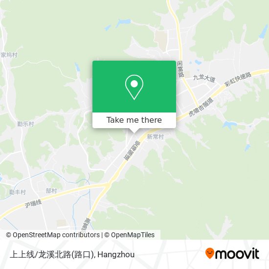 上上线/龙溪北路(路口) map