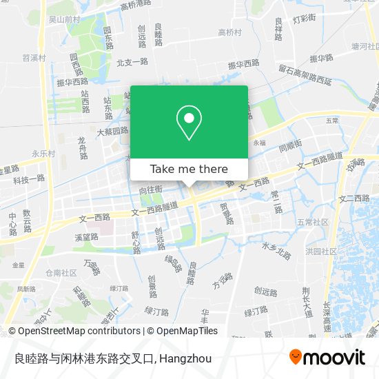 良睦路与闲林港东路交叉口 map