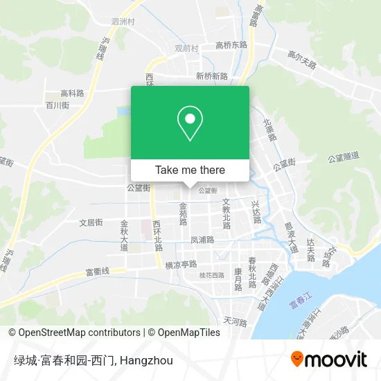 绿城·富春和园-西门 map