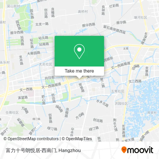 富力十号朗悦居-西南门 map