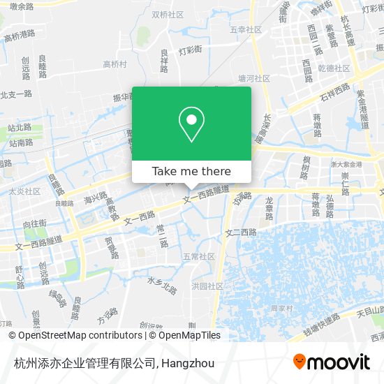 杭州添亦企业管理有限公司 map