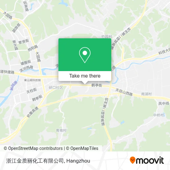 浙江金质丽化工有限公司 map