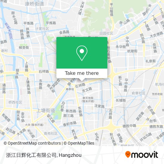 浙江日辉化工有限公司 map