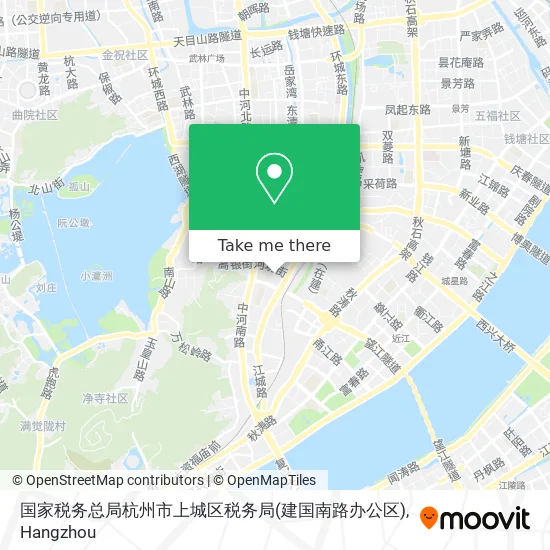 国家税务总局杭州市上城区税务局(建国南路办公区) map