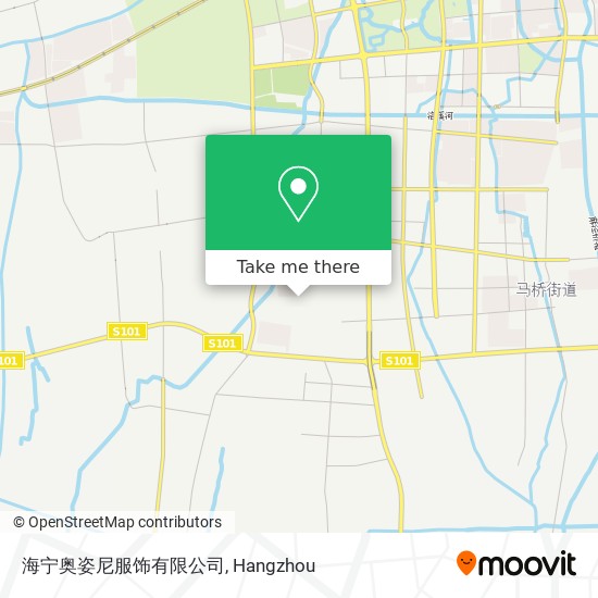 海宁奥姿尼服饰有限公司 map