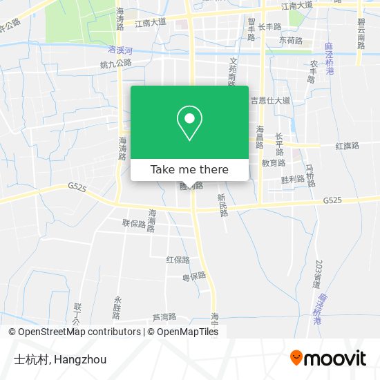 士杭村 map