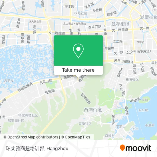 珀莱雅商超培训部 map