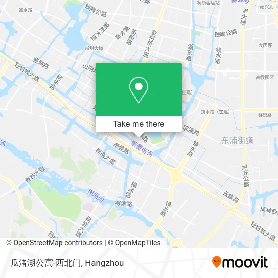 瓜渚湖公寓-西北门 map