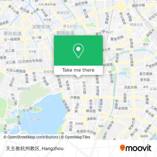 天主教杭州教区 map