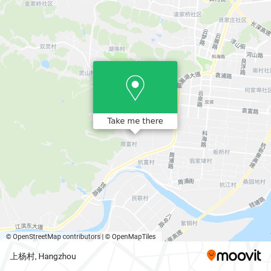 上杨村 map