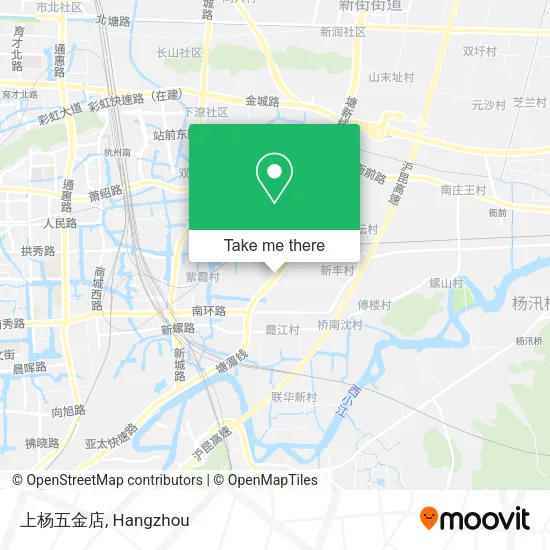 上杨五金店 map