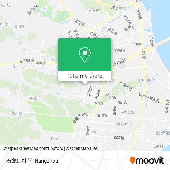 石龙山社区 map