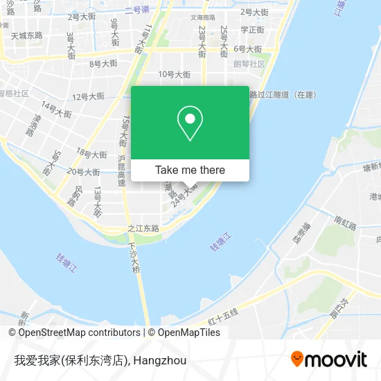 我爱我家(保利东湾店) map