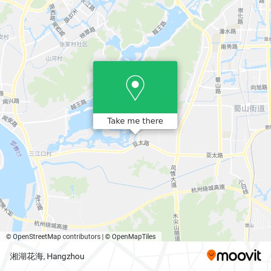 湘湖花海 map