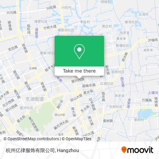 杭州亿律服饰有限公司 map