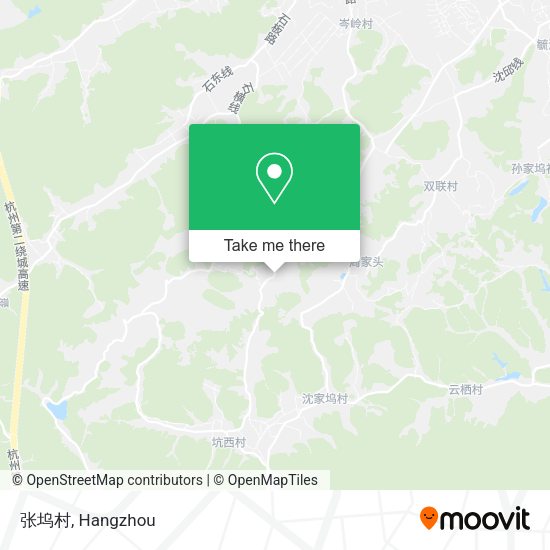 张坞村 map