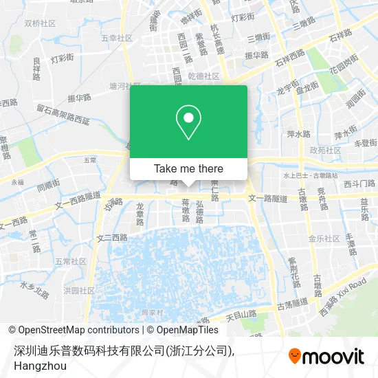 深圳迪乐普数码科技有限公司(浙江分公司) map