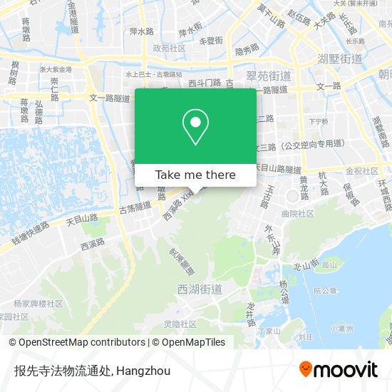 报先寺法物流通处 map