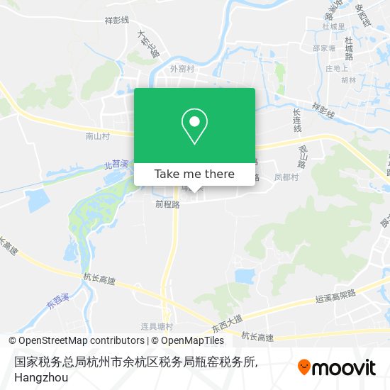 国家税务总局杭州市余杭区税务局瓶窑税务所 map