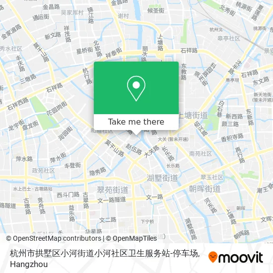 杭州市拱墅区小河街道小河社区卫生服务站-停车场 map