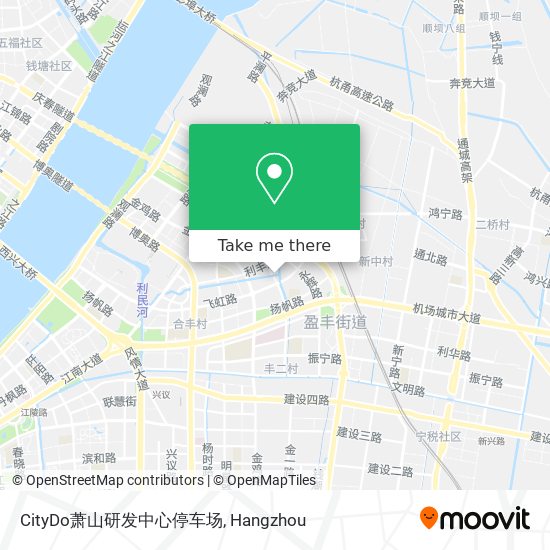 CityDo萧山研发中心停车场 map