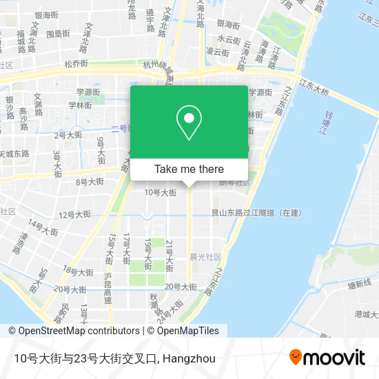10号大街与23号大街交叉口 map