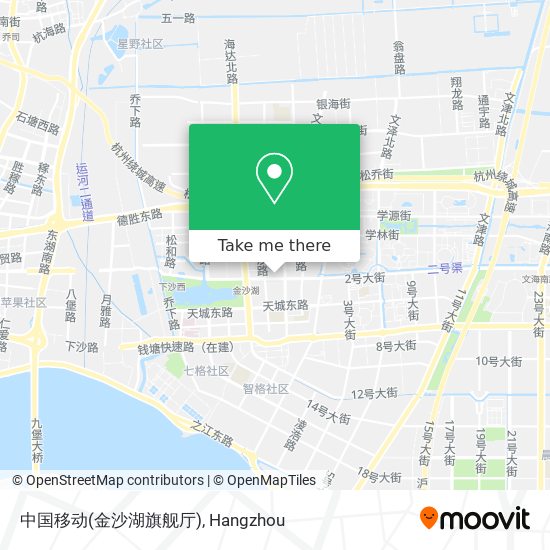 中国移动(金沙湖旗舰厅) map