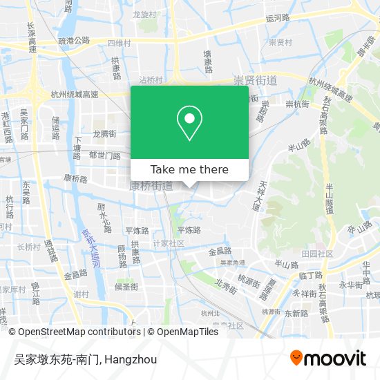 吴家墩东苑-南门 map