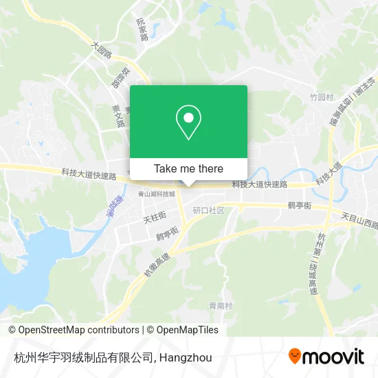 杭州华宇羽绒制品有限公司 map