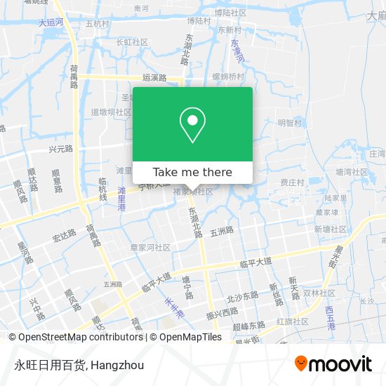 永旺日用百货 map
